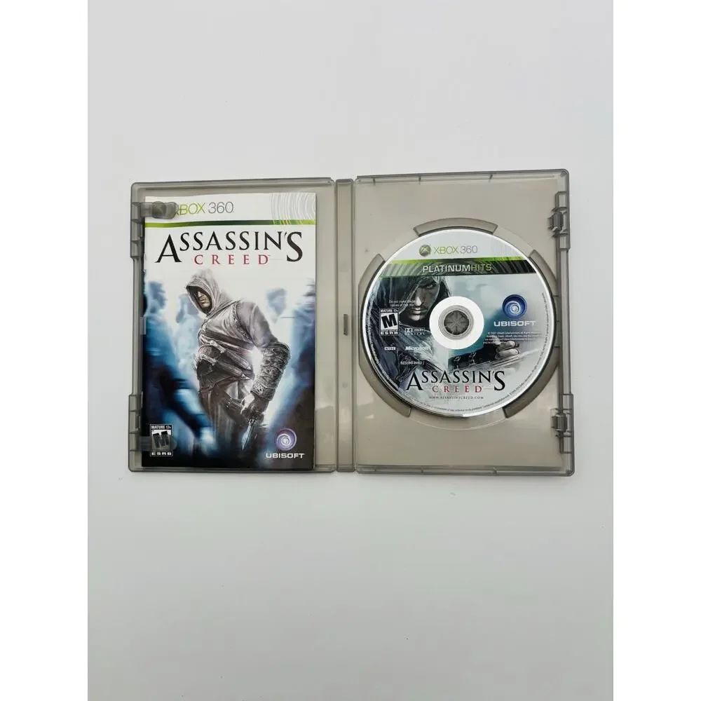 Assassins Creed Platinum Hits Microsoft Xbox 360 CIB Complete Tested Works VG